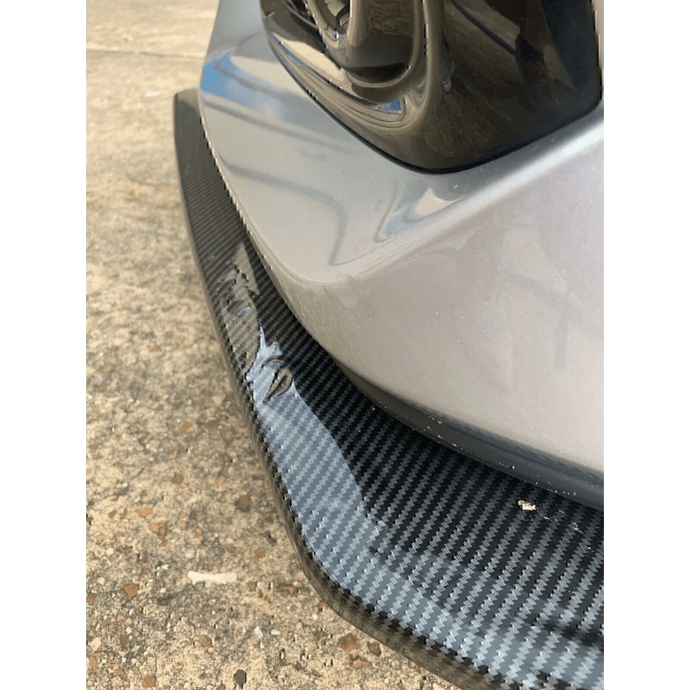 Mercedes Benz Front Bumper Lip Spoiler Splitter Trim Body Kit Carbon Fiber Performance Upgrade 0