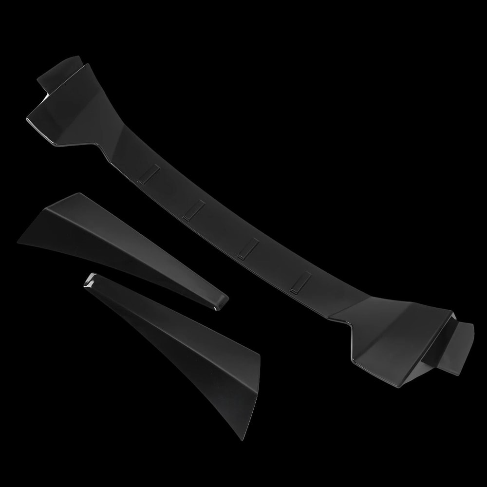 Window Rear Roof Spoiler For Honda Civic Glossy Black Durable Stylish Upgrade 1