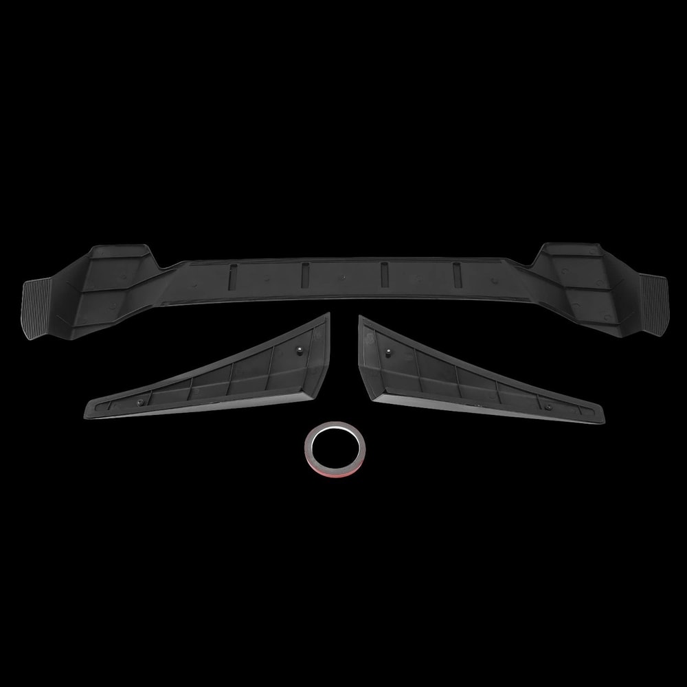 Window Rear Roof Spoiler For Honda Civic Glossy Black Durable Stylish Upgrade 4