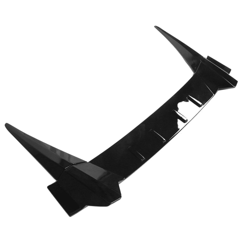 Window Rear Roof Spoiler For Honda Civic Glossy Black Durable Stylish Upgrade 5