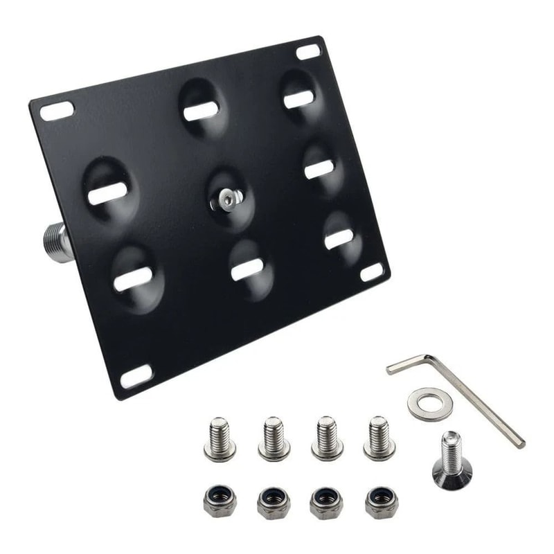 BMW Tow Hook License Plate Bracket No Drill Front License Plate Relocator 4