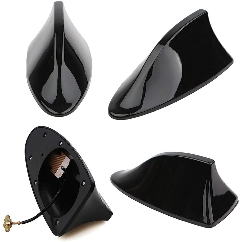 Universal Shark Fin Antenna Car Roof Antenna Cover AMFM Waterproof For Cars SUV Truck 5