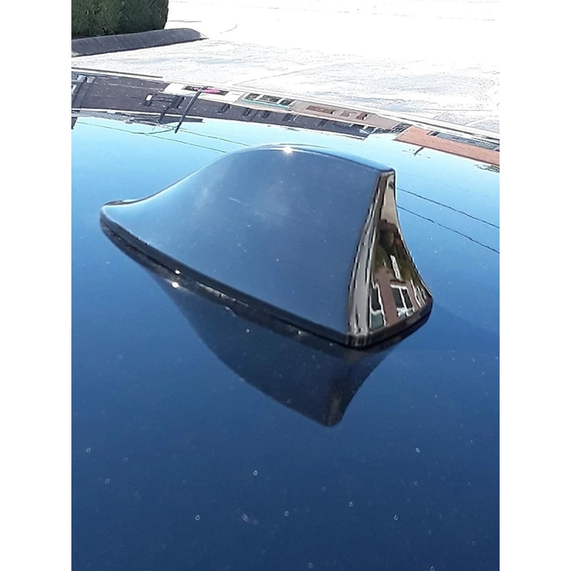 Universal Shark Fin Antenna Car Roof Antenna Cover AMFM Waterproof For Cars SUV Truck 0