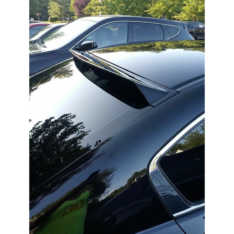 Honda Accord Rear Roof Spoiler Gloss Black Rear Window Visor For Gen Sedan 12
