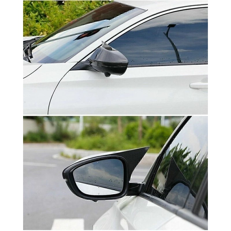 Honda Accord M Style Carbon Fiber Mirror Cover Caps Without Turn Signal 6