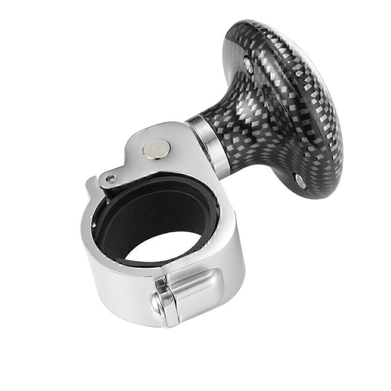 Carbon Fiber Steering Wheel Spinner Knob For Car Truck Boat Easy Turn Grip 3