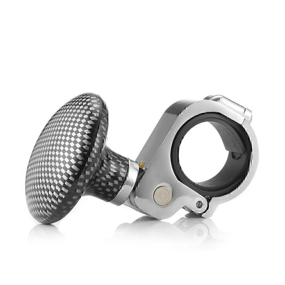 Carbon Fiber Steering Wheel Spinner Knob For Car Truck Boat Easy Turn Grip 5