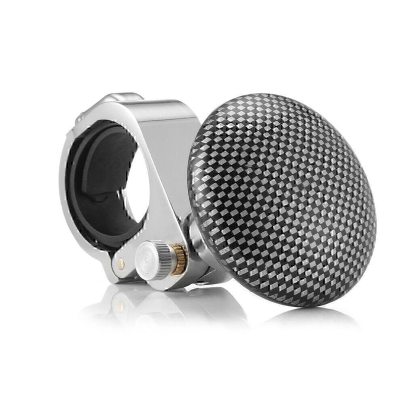 Carbon Fiber Steering Wheel Spinner Knob For Car Truck Boat Easy Turn Grip 6