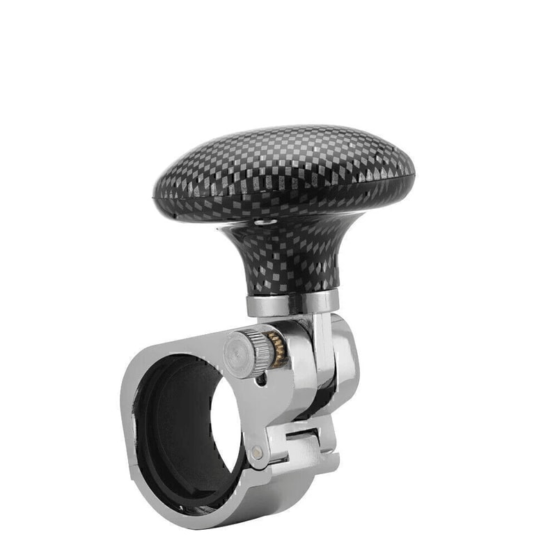 Carbon Fiber Steering Wheel Spinner Knob For Car Truck Boat Easy Turn Grip 7
