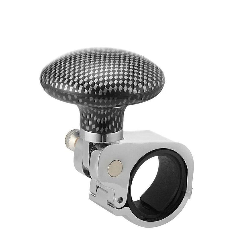 Carbon Fiber Steering Wheel Spinner Knob For Car Truck Boat Easy Turn Grip 8