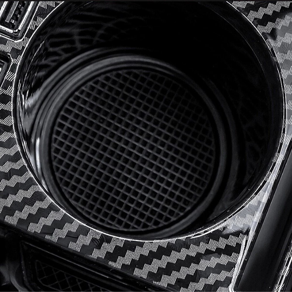 Honda Civic Carbon Fiber Console Organizer Cup Holder Insert For Sedan 2