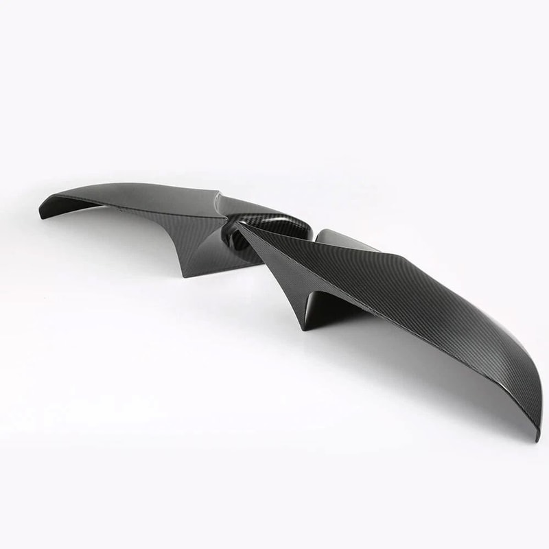 Honda Civic Mirror Cover Carbon Fiber Style Side Mirror Caps 4
