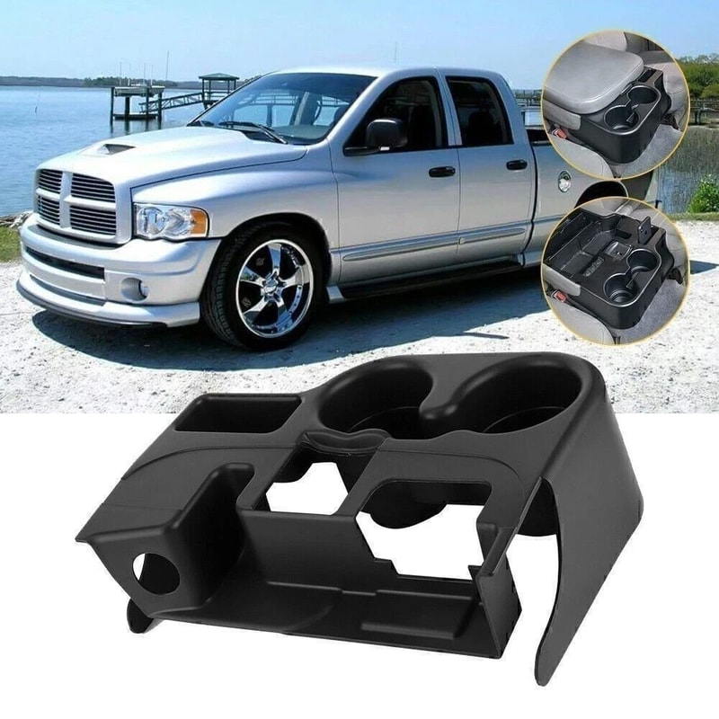 Dodge Ram Center Console Cup Holder Replacement Matte Black 4