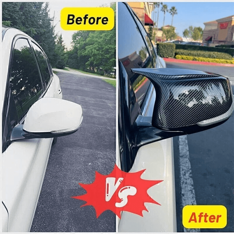 Infiniti M Style Mirror Caps Carbon Black Replacement Mirror Cover Pair 10