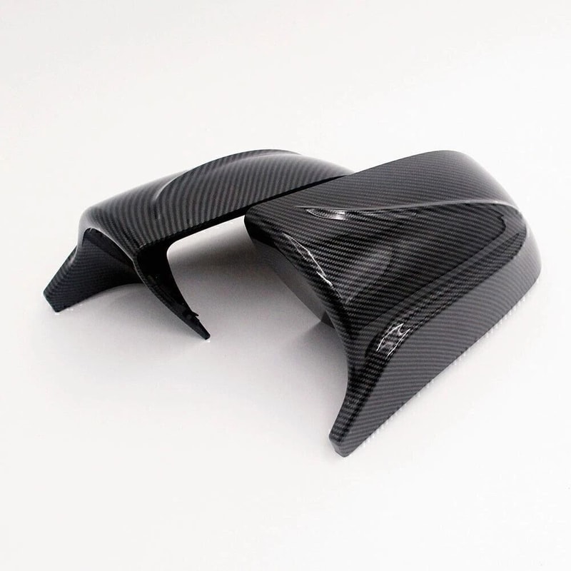 Infiniti M Style Mirror Caps Carbon Black Replacement Mirror Cover Pair 4