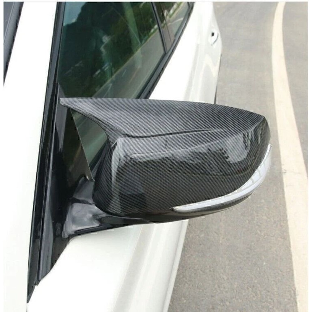Infiniti M Style Mirror Caps Carbon Black Replacement Mirror Cover Pair 0