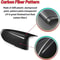 Infiniti M Style Mirror Caps Carbon Black Replacement Mirror Cover Pair 8