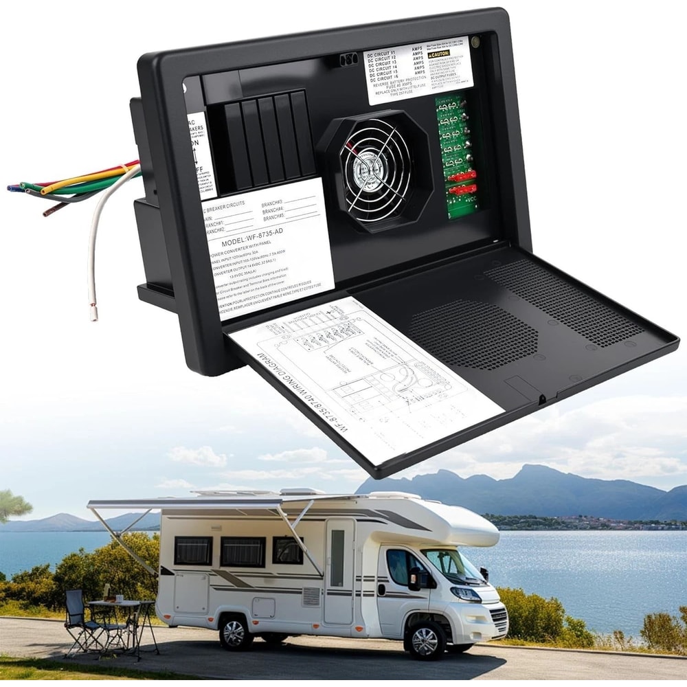 AD RV Converter Charger Auto Detect Power Center 0