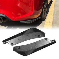 universal rear bumper diffuser canards carbon fiber style splitter protectors for dodge and more