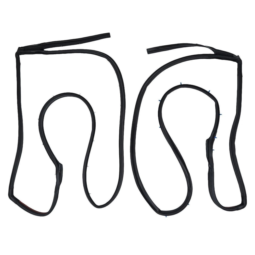 Nissan Sentra Rear Door Weatherstrip Seal Pair Left And Right 16