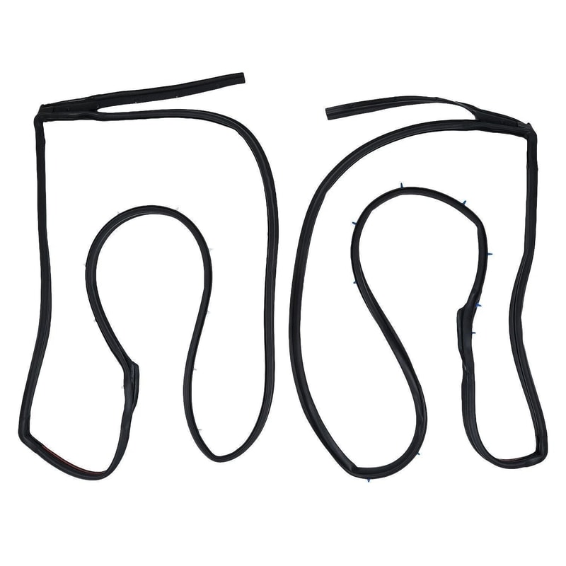 Nissan Sentra Rear Door Weatherstrip Seal Pair Left And Right 16