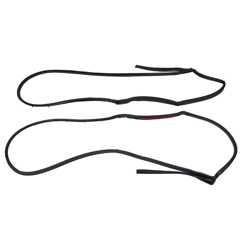 Nissan Sentra Rear Door Weatherstrip Seal Pair Left And Right 3
