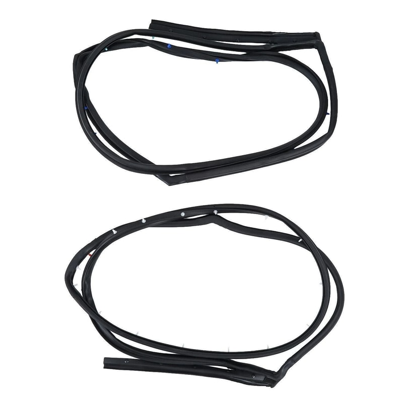 Nissan Sentra Rear Door Weatherstrip Seal Pair Left And Right 4