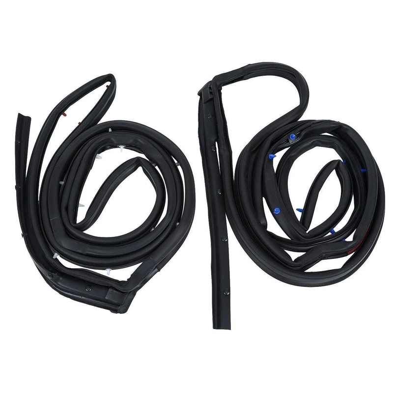 Nissan Sentra Rear Door Weatherstrip Seal Pair Left And Right 5