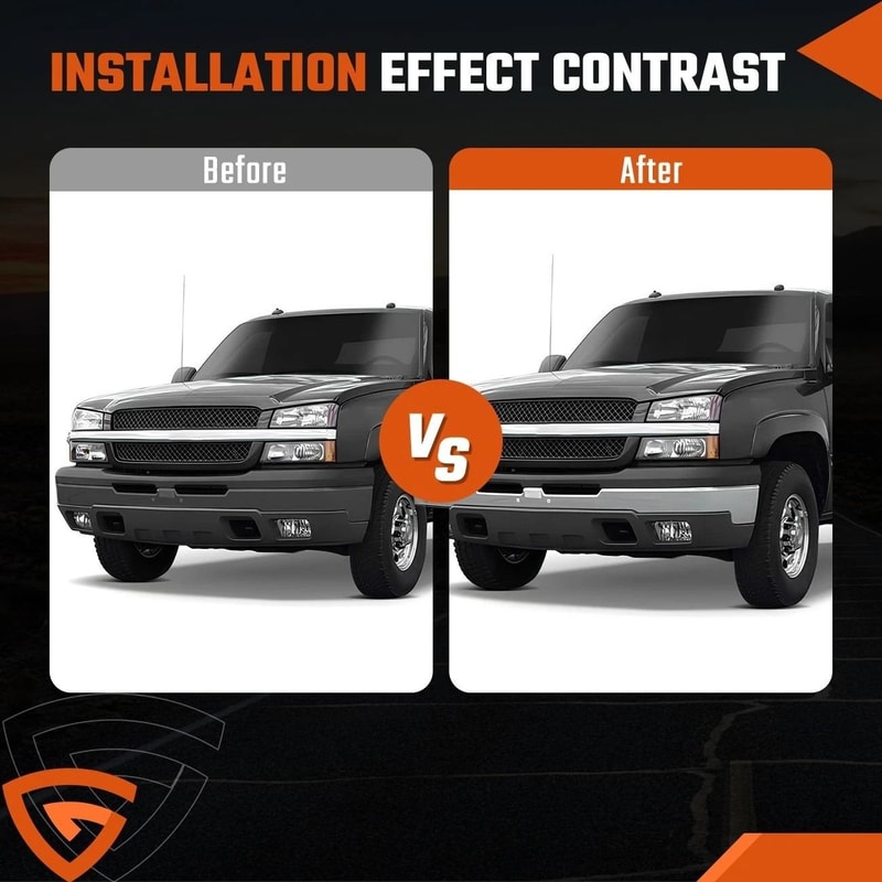 Chrome Silverado Front Bumper For Chevy Avalanche 8