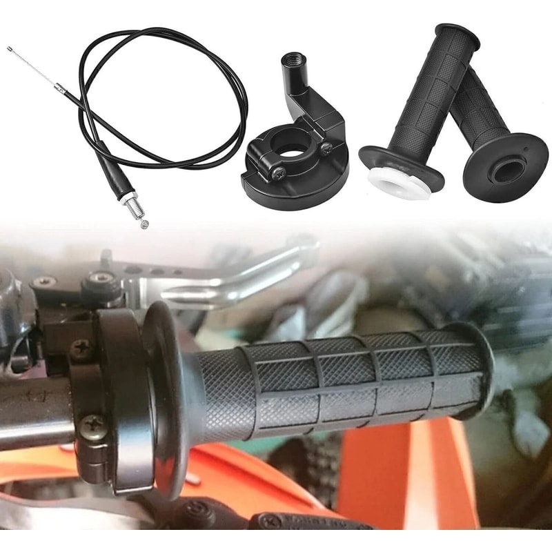 Honda CT90 CT110 C70 Throttle Cable And Handle Grip Set 7