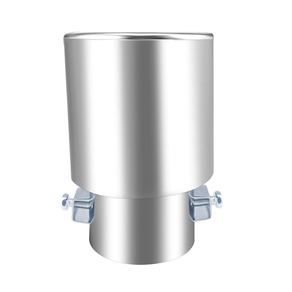 Universal Stainless Steel Exhaust Tip Chrome Rear Clamp On Exhaust Tip For Straight Tailpipes 3