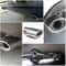 Universal Stainless Steel Exhaust Tip Chrome Rear Clamp On Exhaust Tip For Straight Tailpipes 14