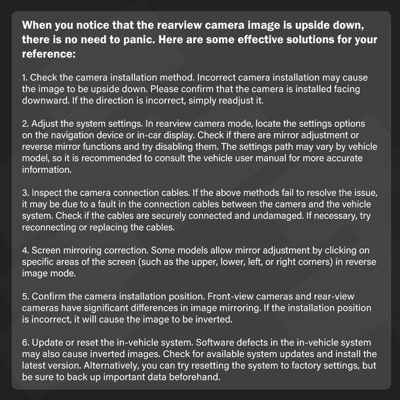 Honda CR V Backup Camera Rear View Parking Assist 1