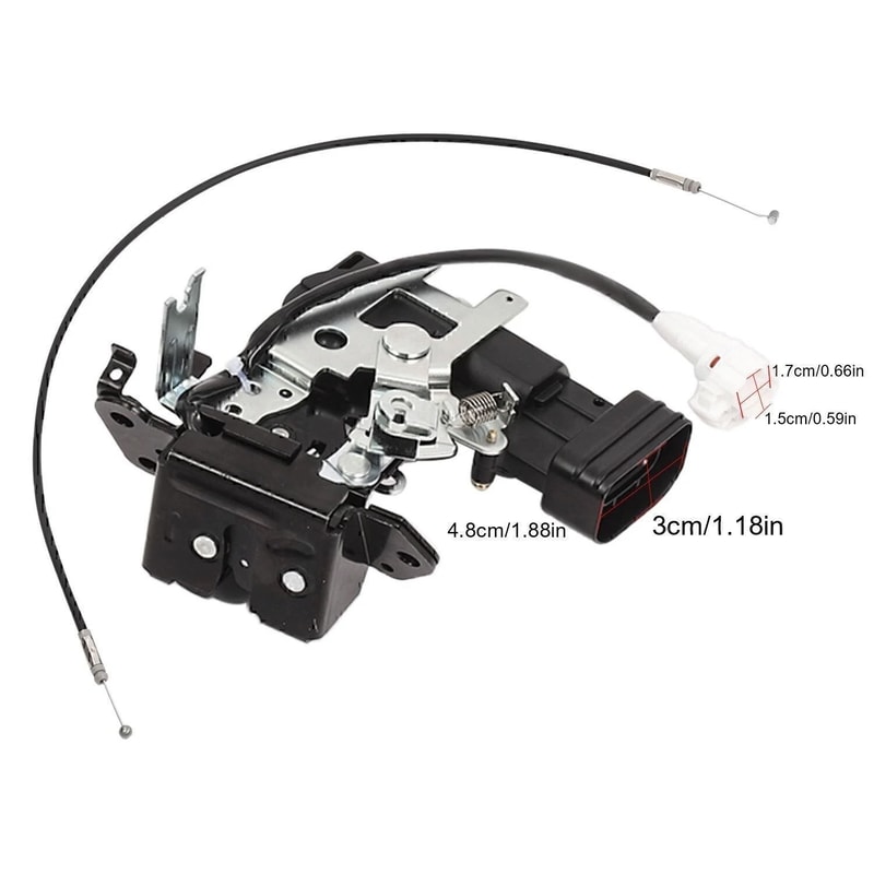 Toyota Sequoia Rear Liftgate Latch Assembly With Actuator Tailgate Lock Replacement 10