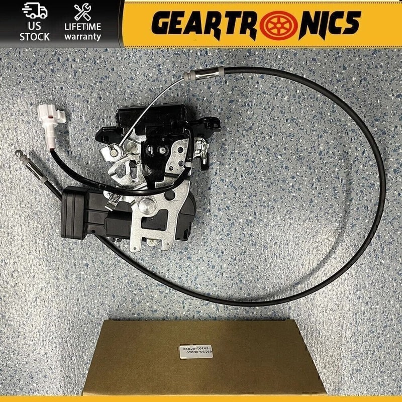 Toyota Sequoia Rear Liftgate Latch Assembly With Actuator Tailgate Lock Replacement 14