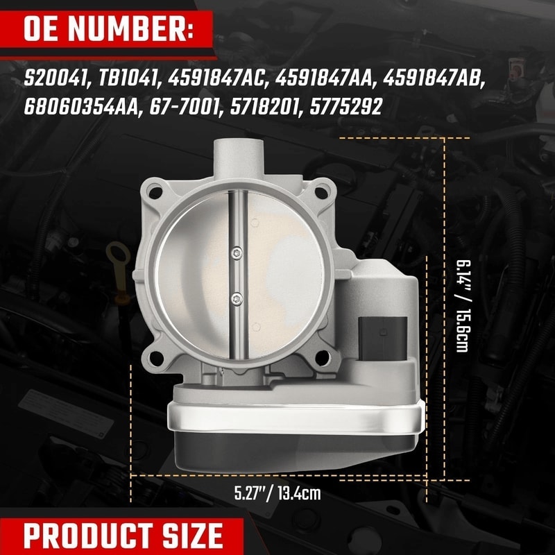 Dodge Charger Chrysler HEMI Throttle Body With Sensor Direct Replacement 13