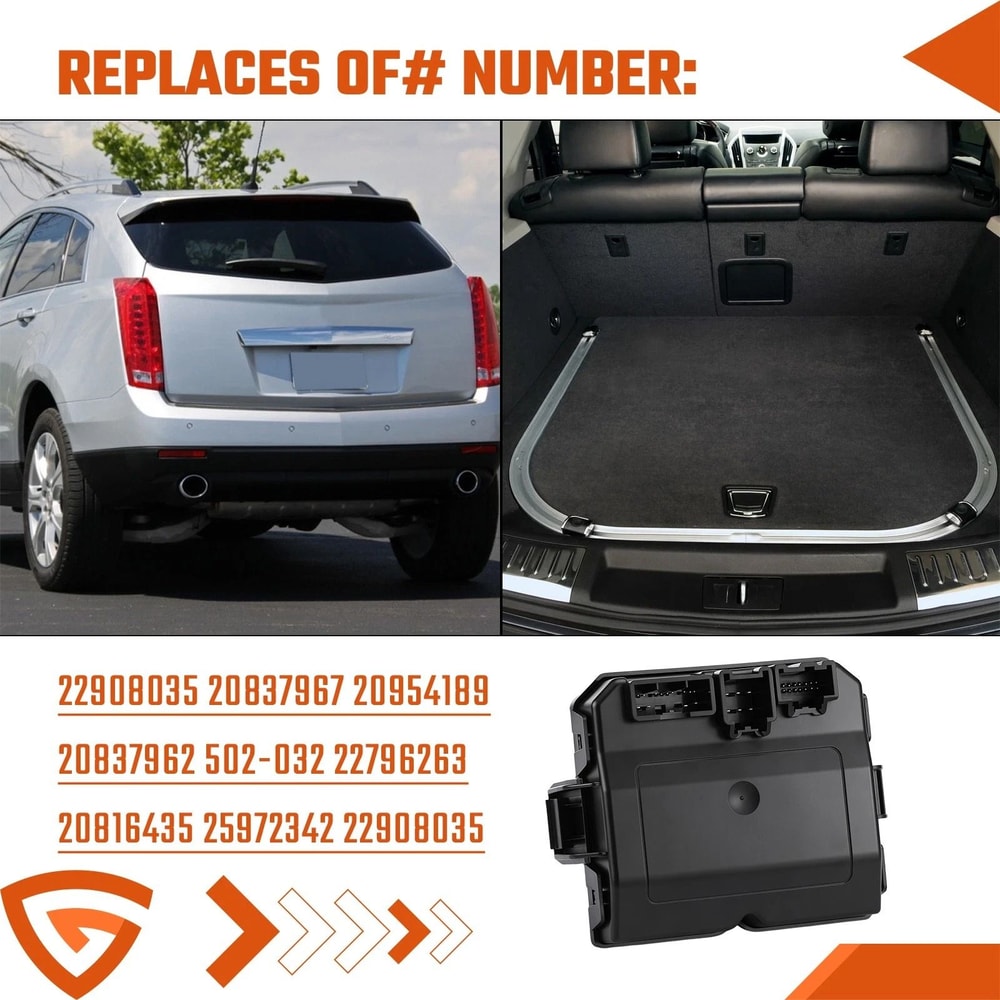 Cadillac SRX Liftgate Control Module Rear Power Tailgate Replacement 10