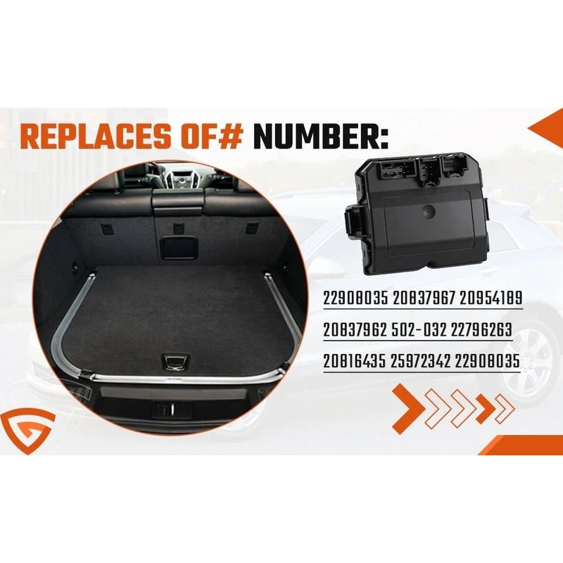 Cadillac SRX Liftgate Control Module Rear Power Tailgate Replacement 8