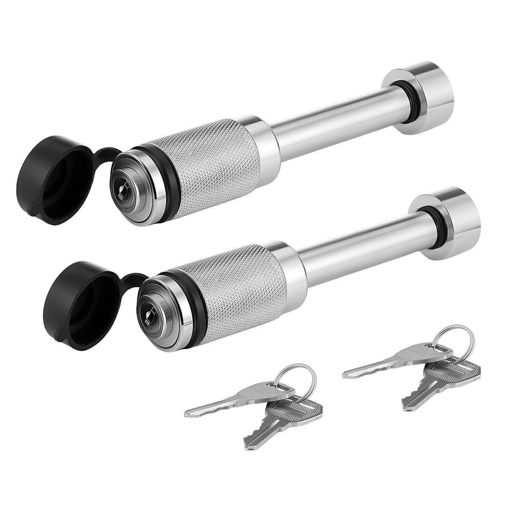 Adjustable Tow Hitch Dual Ball Mount For Receiver Drop Rise 5