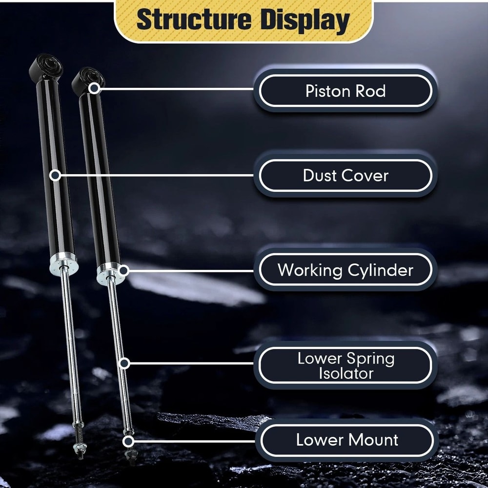 Honda Civic Rear Shocks Direct Replacement Rear Shock Absorber Set 7
