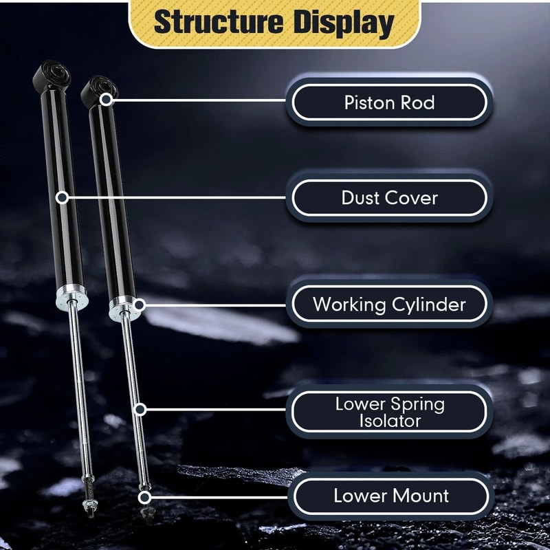 Honda Civic Rear Shocks Direct Replacement Rear Shock Absorber Set 7