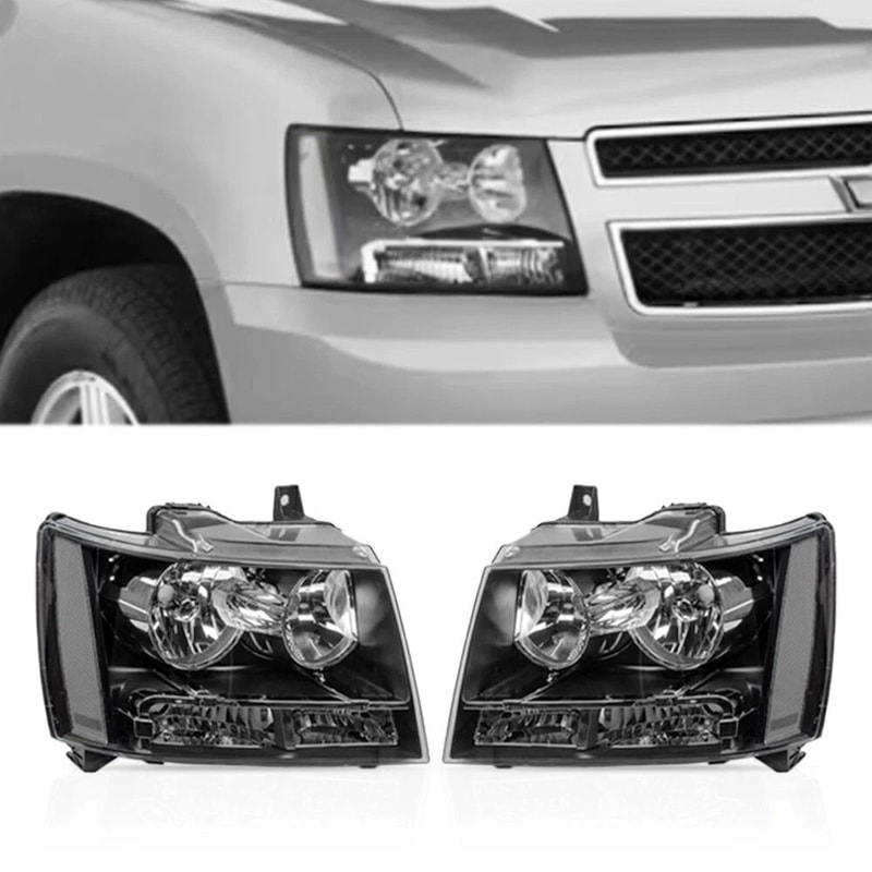 Headlights Headlamps Assembly For Chevy Suburban Tahoe And Avalanche OEM Replacement 0