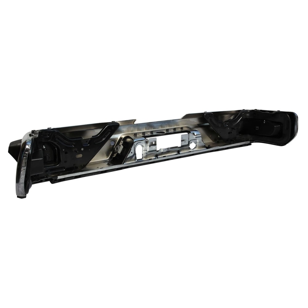 Chrome Rear Bumper Assembly For Sierra Silverado With Sensors 2