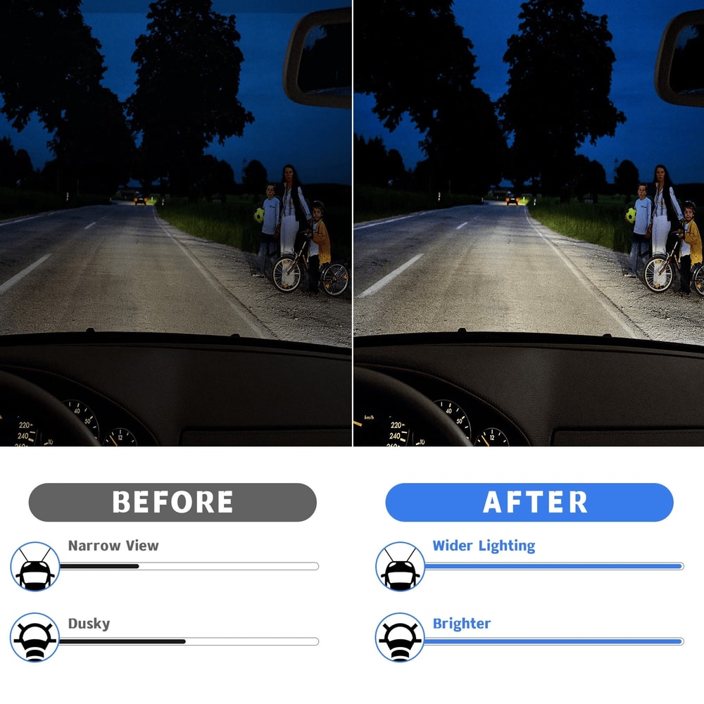 Projector Headlights Chrome Clear Set For Honda Civic LeftRight 1