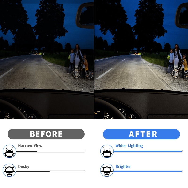 Projector Headlights Chrome Clear Set For Honda Civic LeftRight 1