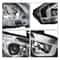 Projector Headlights Chrome Clear Set For Honda Civic LeftRight 5