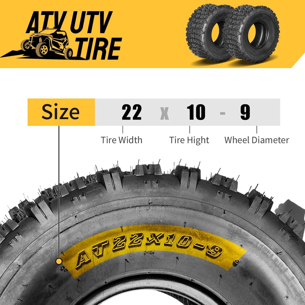 Sport ATV Tires All Terrain 6 Ply Tubeless 4