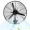 Oscillating High Velocity Industrial Wall Mounted Fan Heavy Duty Black 10