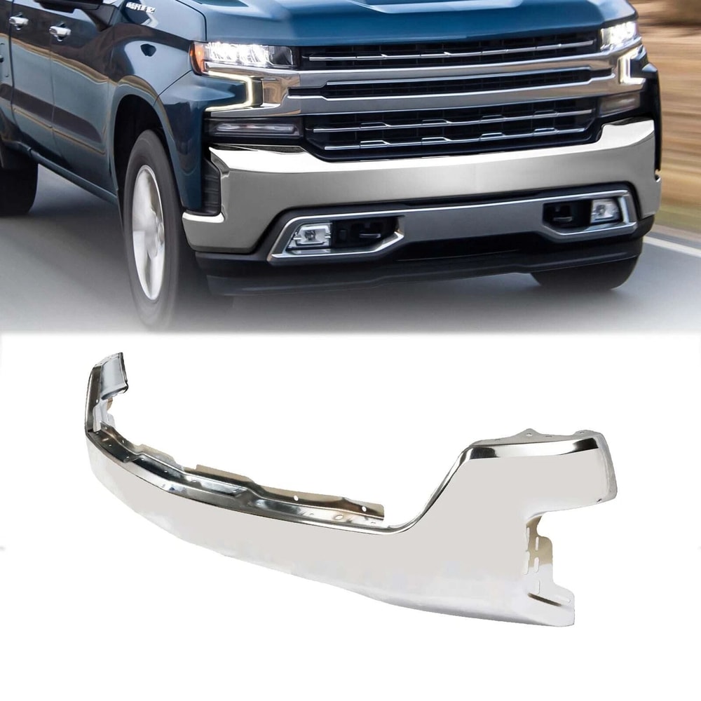 Chrome Steel Front Bumper Face Bar For Chevy Silverado 0