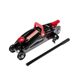 hydraulic floor jack trolley low profile, 2 ton capacity, quick lifting for cars